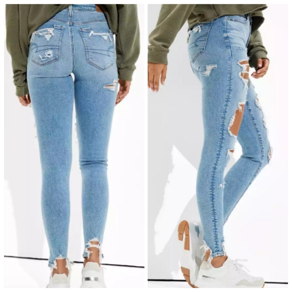 American Eagle Super High Rise Jegging Size 6R
